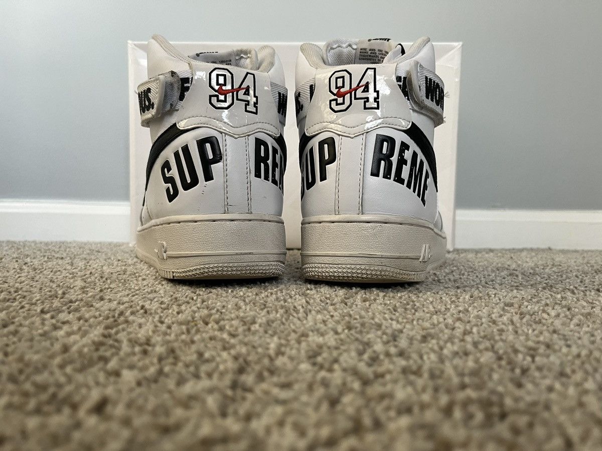 Nike × Supreme Nike Air Force 1 High x Supreme size 12 Size US 12 / EU 45 - 2 Thumbnail
