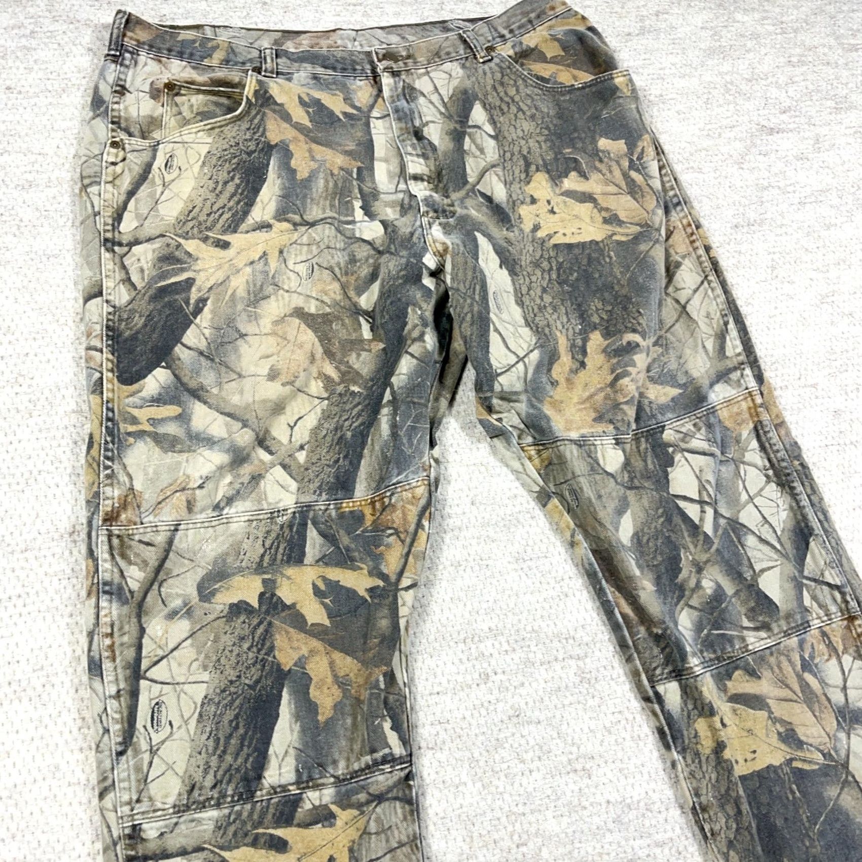 Wrangler Vintage Wrangler Jeans Camouflage Brown 38x29 Regular Denim 5-Pocket Zipper Button Men Spring Summer Fall Winter Y2K Baggy Realtree Hardwood Slimming Size US 38 / EU 54 - 3 Thumbnail