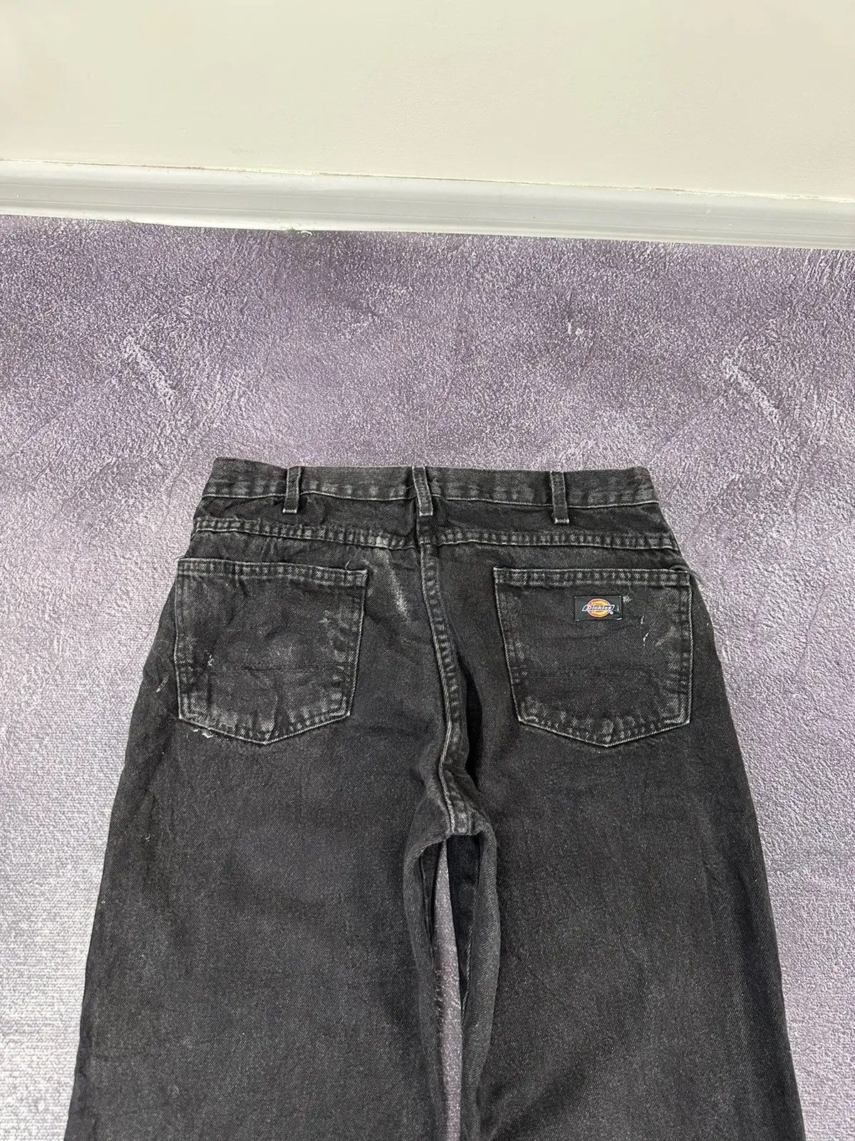 Dickies × Vintage Vintage Dickies Black Denim Straight Fit Hype Work Jeans Size US 34 / EU 50 - 6 Thumbnail