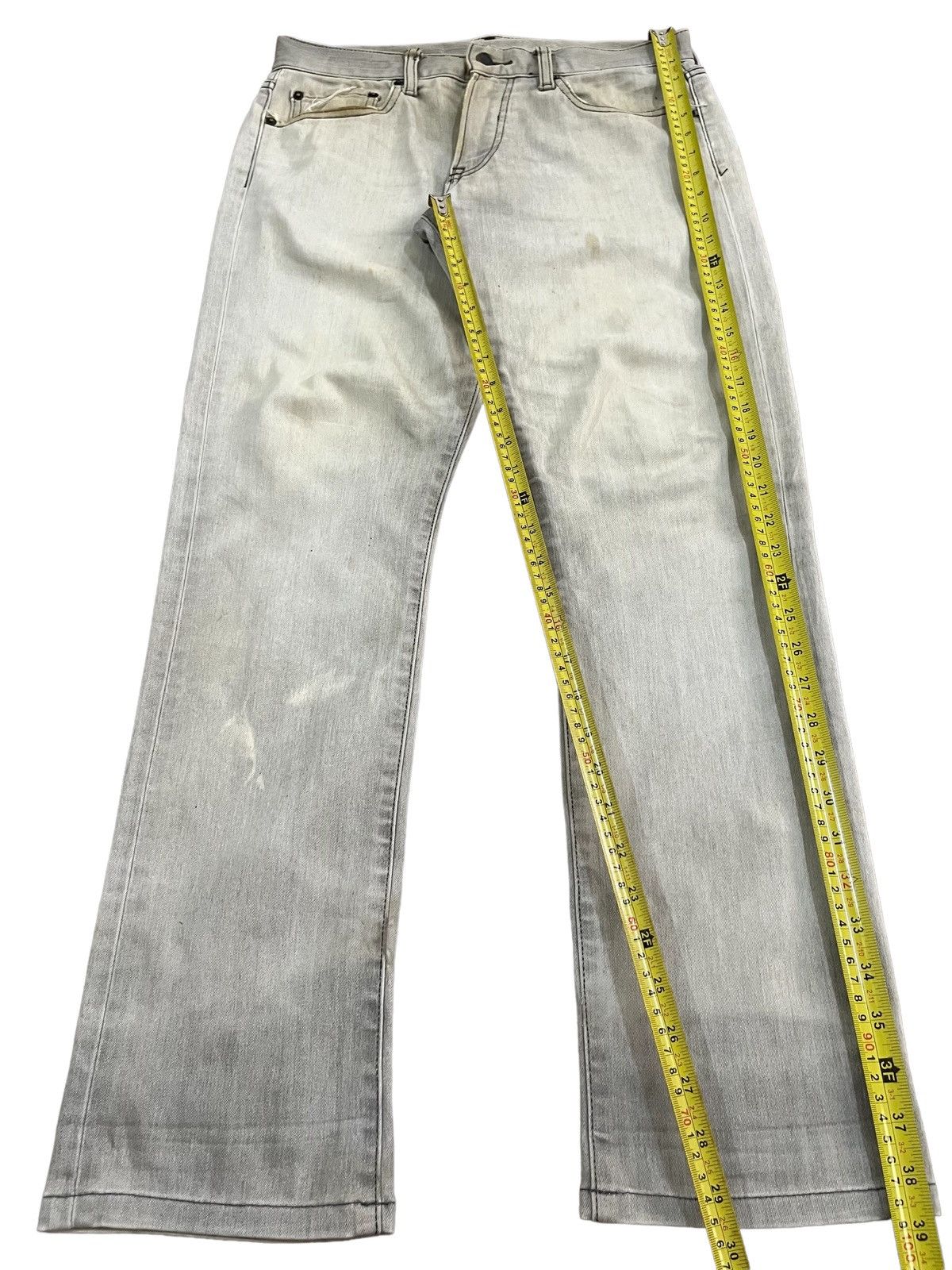 Undercover × Uniqlo Vintage Japanese Brand Uniqlo Classic Grey Straight Cut Jean Size US 31 - 12 Thumbnail