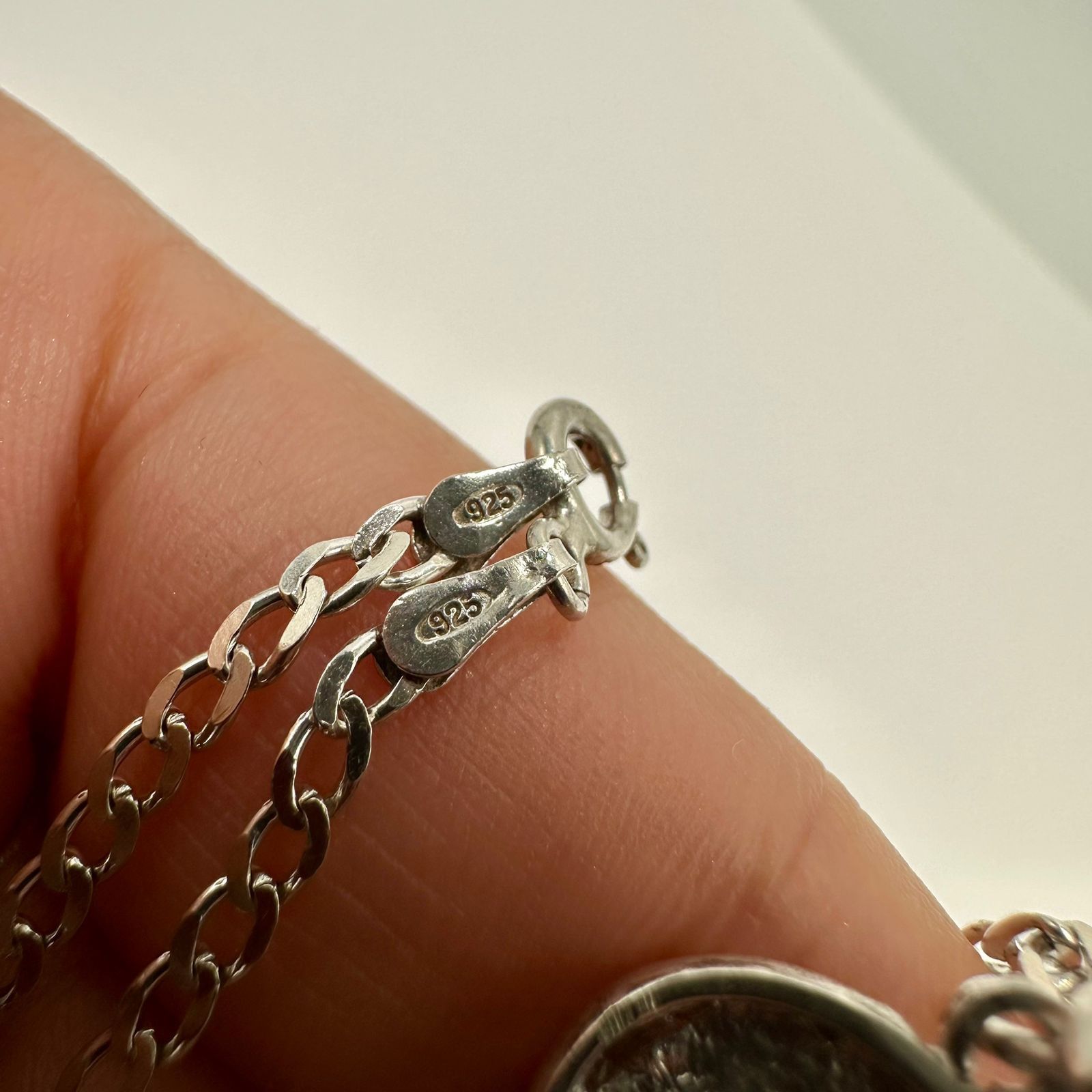 Sterling Silver Vintage Sterling Silver 925 Elephant Pendant Necklace Size ONE SIZE - 6 Thumbnail