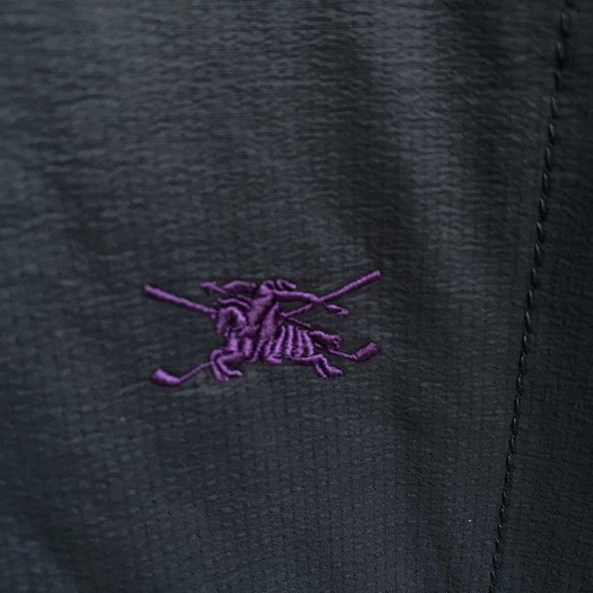 Burberry Burberry Jumper Half Zip Small Logo Purple Size US L / EU 52-54 / 3 - 2 Thumbnail