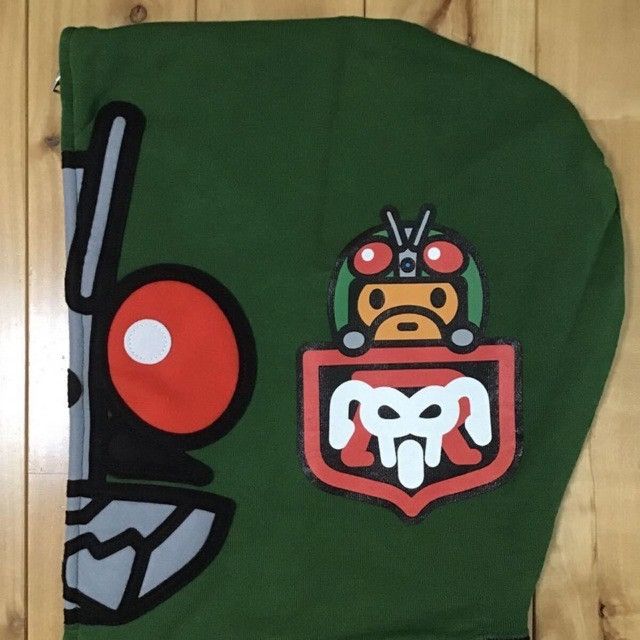 Bape BAPE × MASKED RIDER full zip hoodie a bathing ape Size US S / EU 44-46 / 1 - 4 Thumbnail