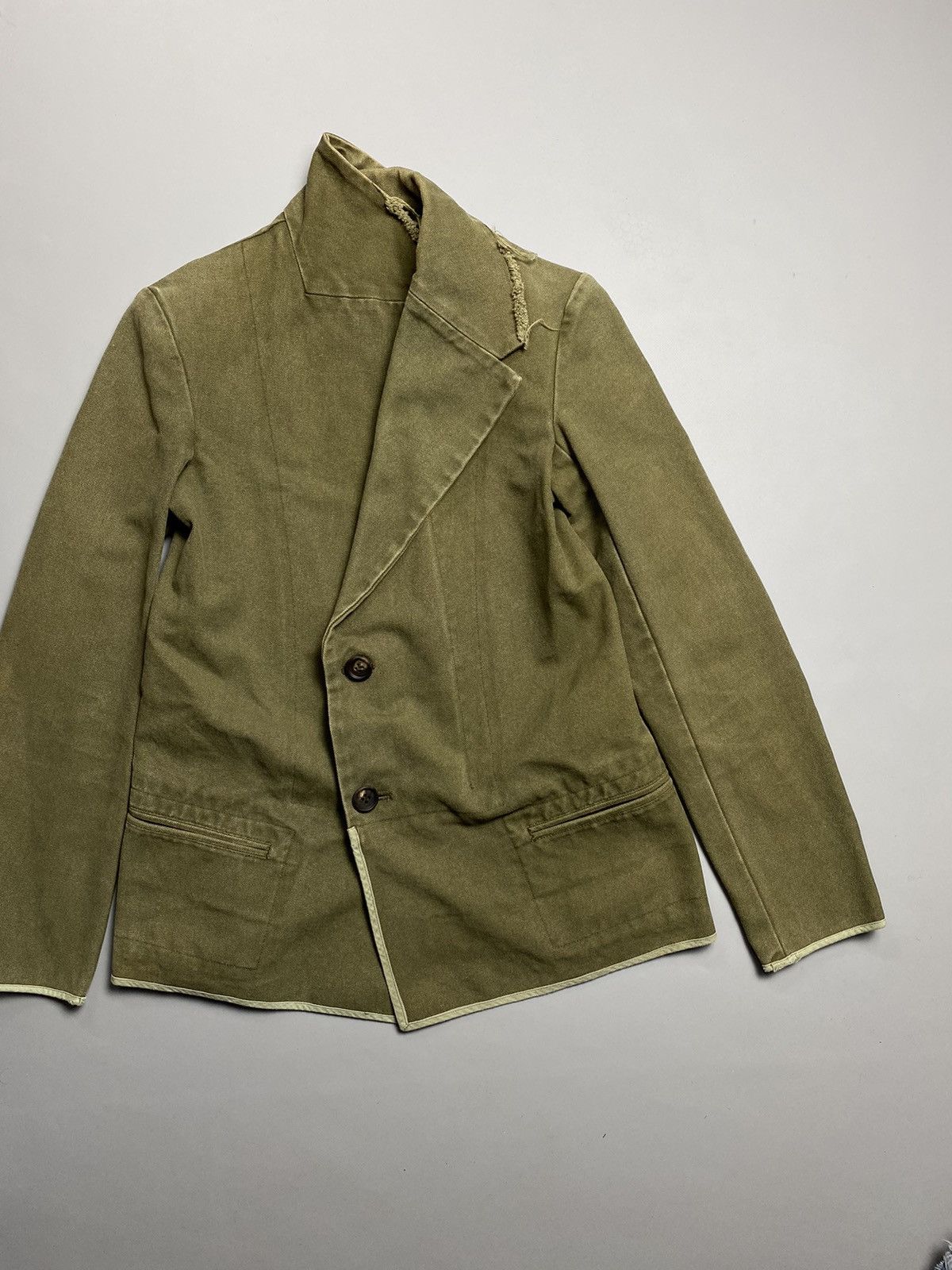 Vintage Yohji Yamamoto Y'S vintage distressed denim jacket size 2 Size XS / US 0-2 / IT 36-38 - 3 Thumbnail