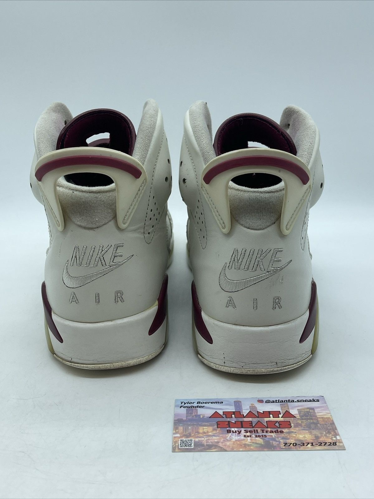 Jordan Brand Air Jordan 6 maroon Size US 9.5 / EU 42-43 - 3 Thumbnail