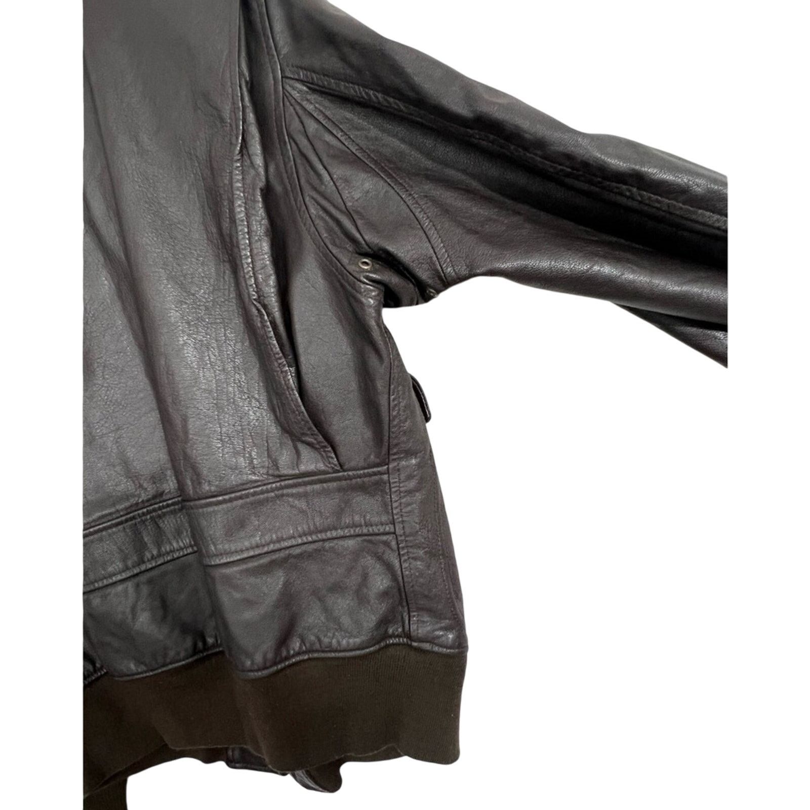 Avirex Avirex G-2 Jacket Mens 44 L Goatskin Leather US Navy Bomber Size US L / EU 52-54 / 3 - 11 Thumbnail