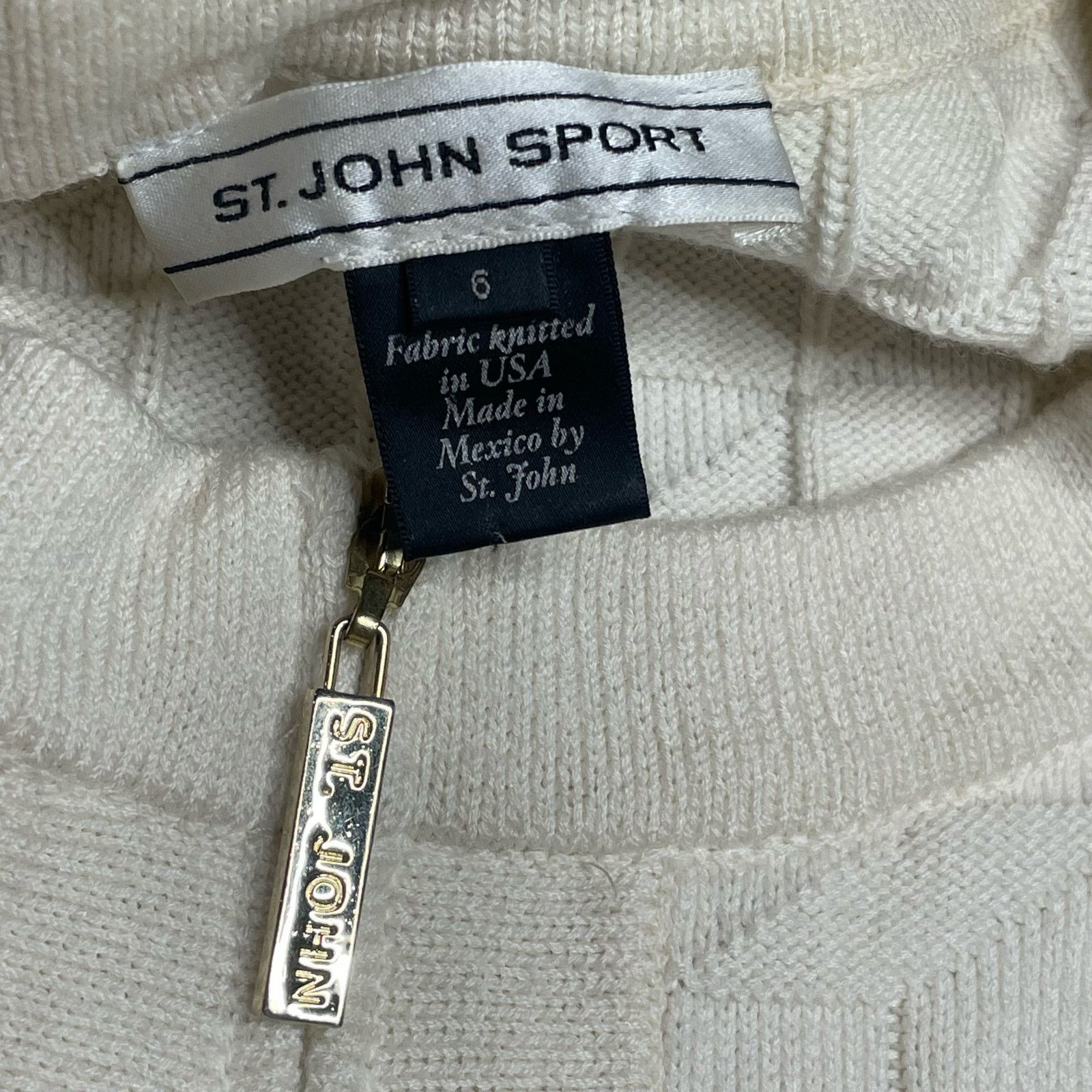 St. John St. John Full Zip Sweater Size M / US 6-8 / IT 42-44 - 7 Thumbnail