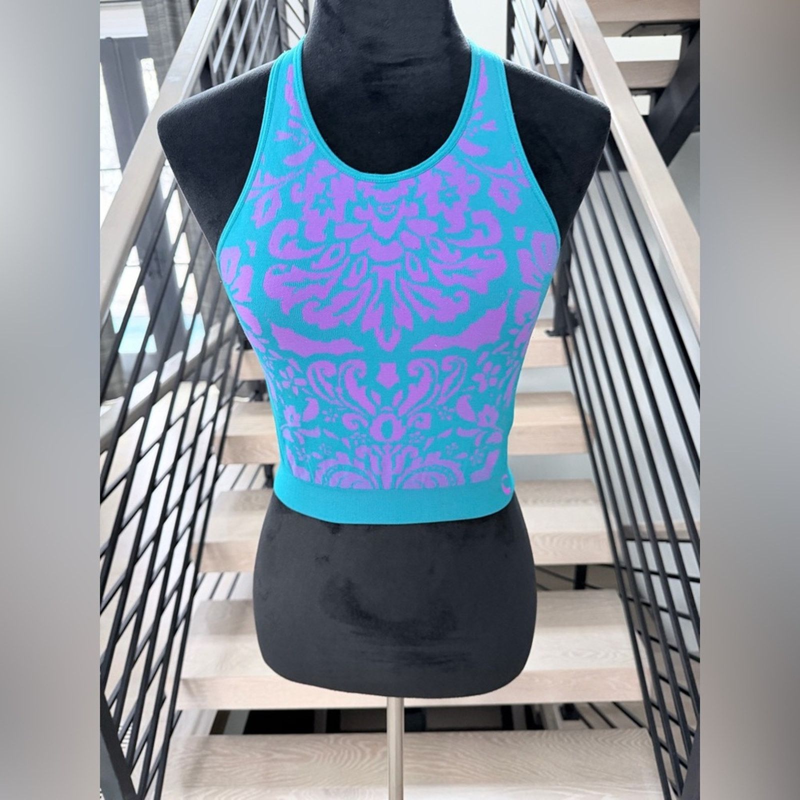 Other New Y2K Athletic Gym Casual Blue and Purple Tank Top size S Size S / US 4 / IT 40 - 1 Thumbnail