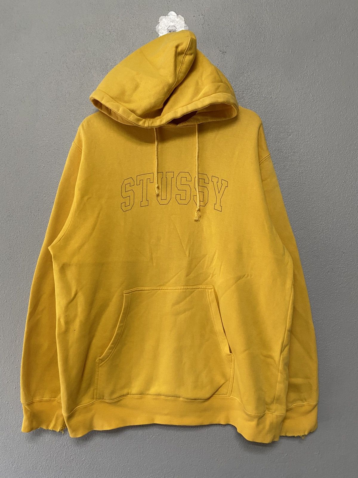 Stussy Vintage stussy Hoodie distressed J5 Size US M / EU 48-50 / 2 - 3 Thumbnail