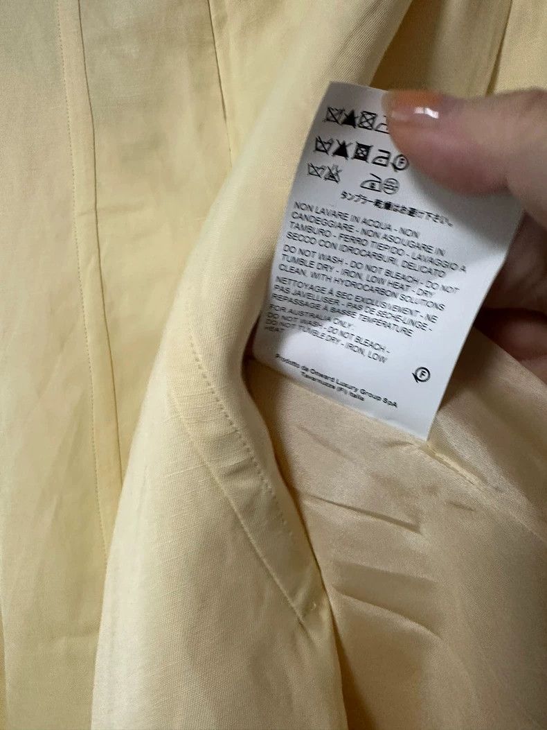 Jil Sander Jil Sander Light yellow twill skirt Size 42" / US 20 - 7 Thumbnail