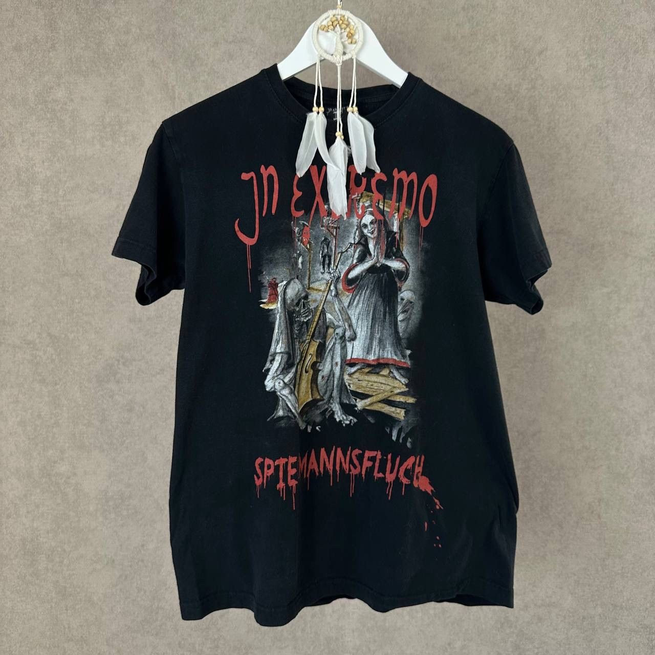 Band Tees Vintage In Extremo T-shirts Big Logo Band Rock Y2K 00s USA Size US M / EU 48-50 / 2 - 1 Thumbnail