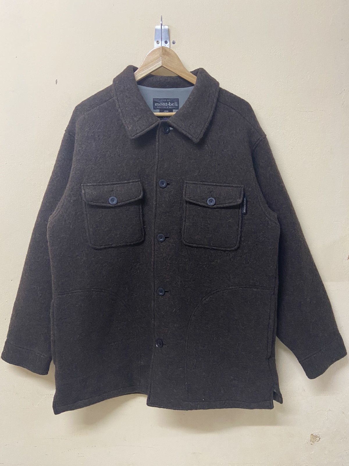 Japanese Brand × Montbell × Vintage Vintage Mont-Bell Function is Beauty Wool Jacket Size US L / EU 52-54 / 3 - 1 Thumbnail