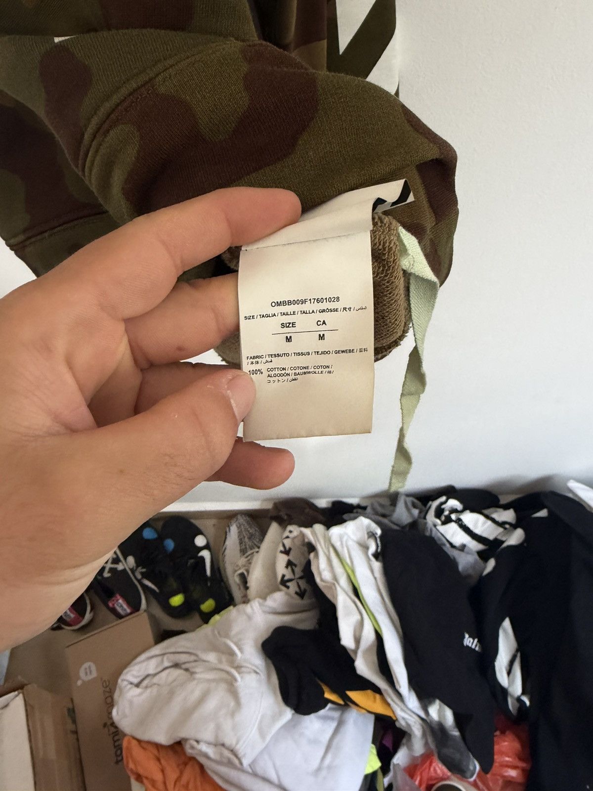 Off-White Off White Camouflage Hoodie Size US XL / EU 56 / 4 - 7 Thumbnail