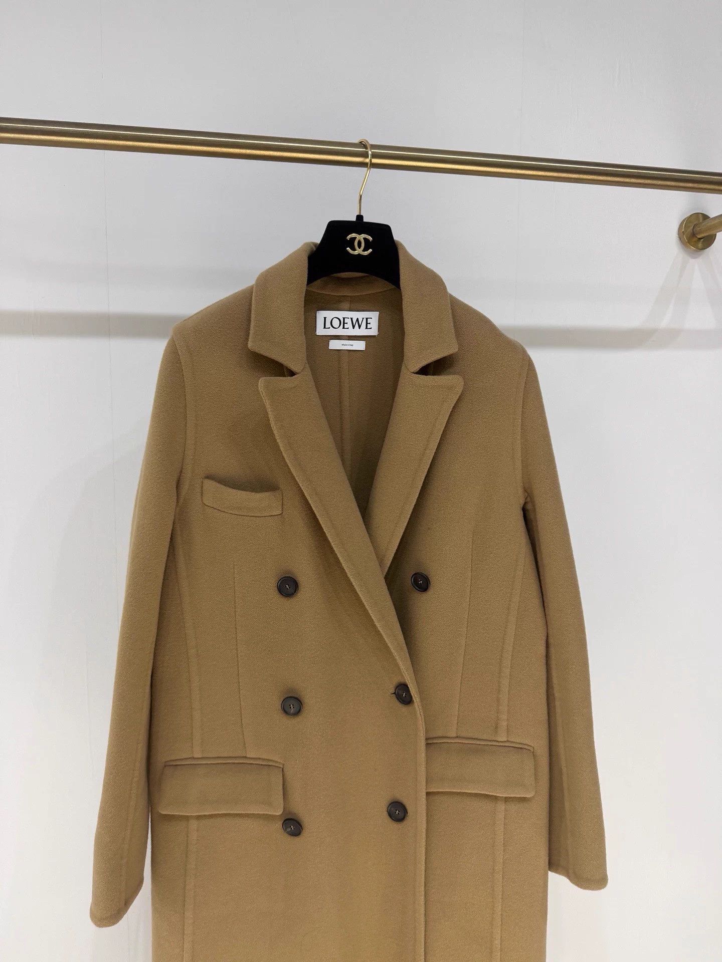 Loewe Loewe Brown DB Overcoat 99 New 36 Oversized Size XS / US 0-2 / IT 36-38 - 2 Thumbnail