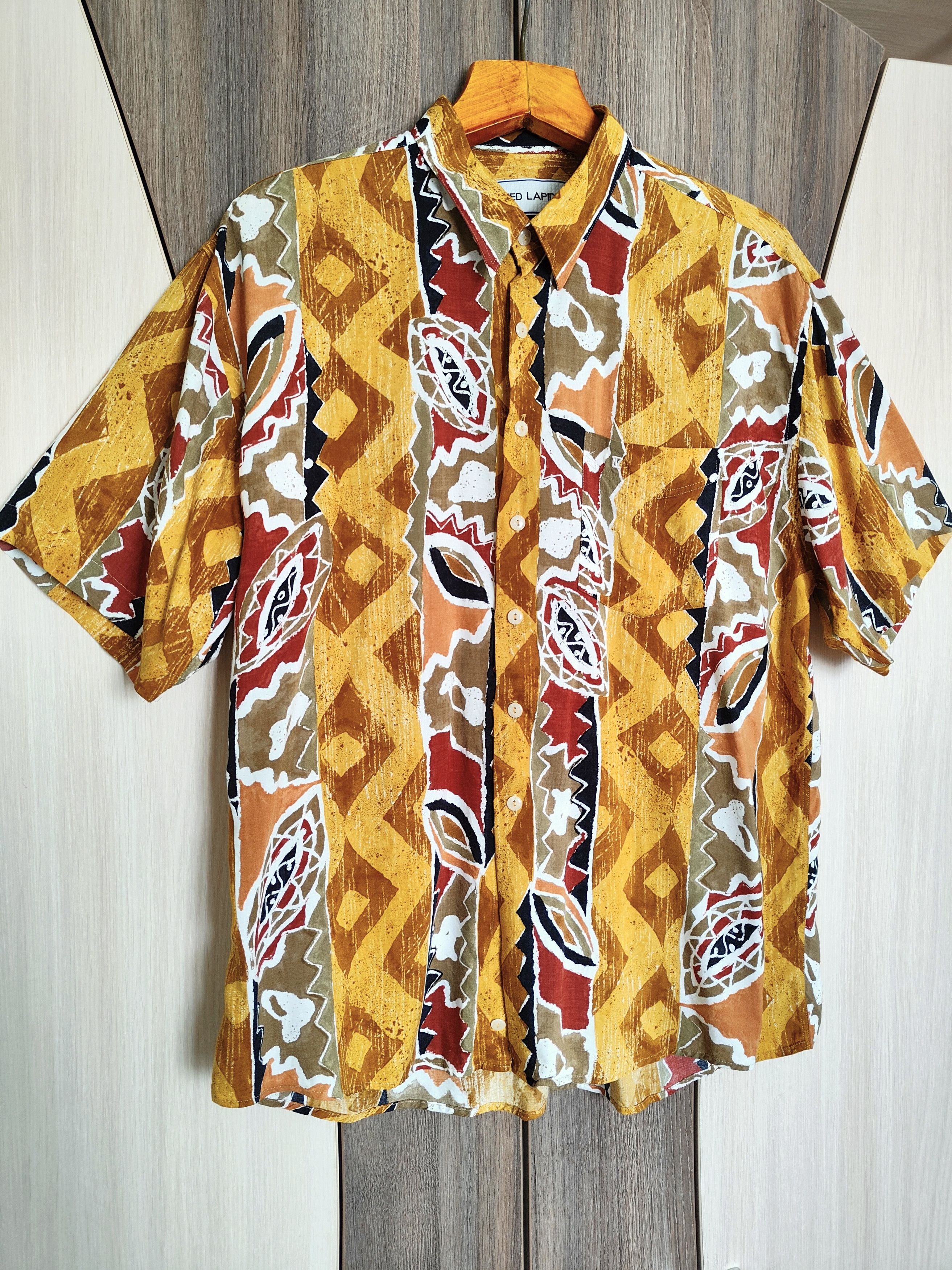 TED LAPIDUS Ted Lapidus Shirt XL Ted Lapidus Mexican Style Shirt Size US XL / EU 56 / 4 - 2 Thumbnail