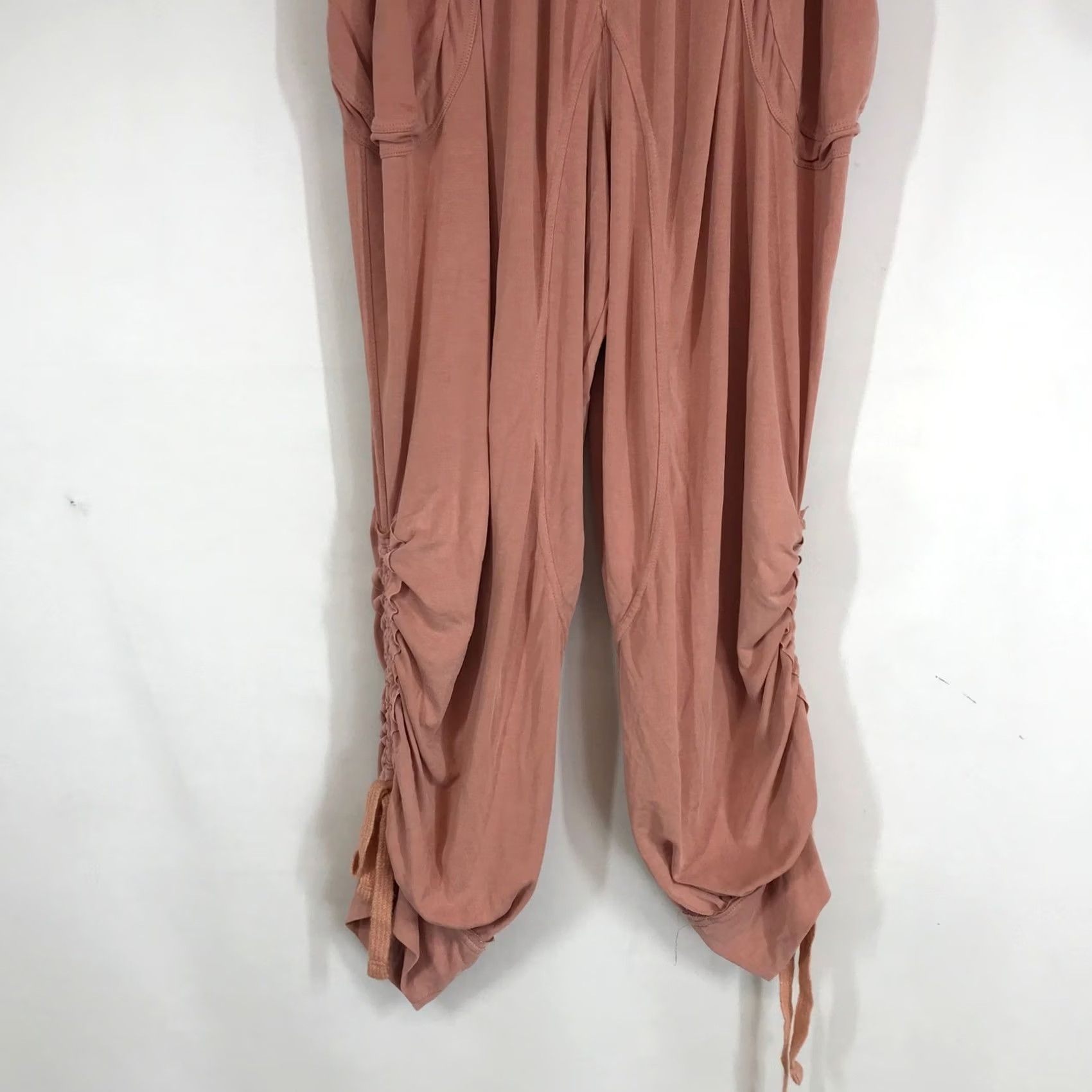 Vintage FP Movement Mauve Pink Harem Joggers High Waist Cinch Ankle Pants XS Size 26" / US 2 / IT 38 - 3 Thumbnail
