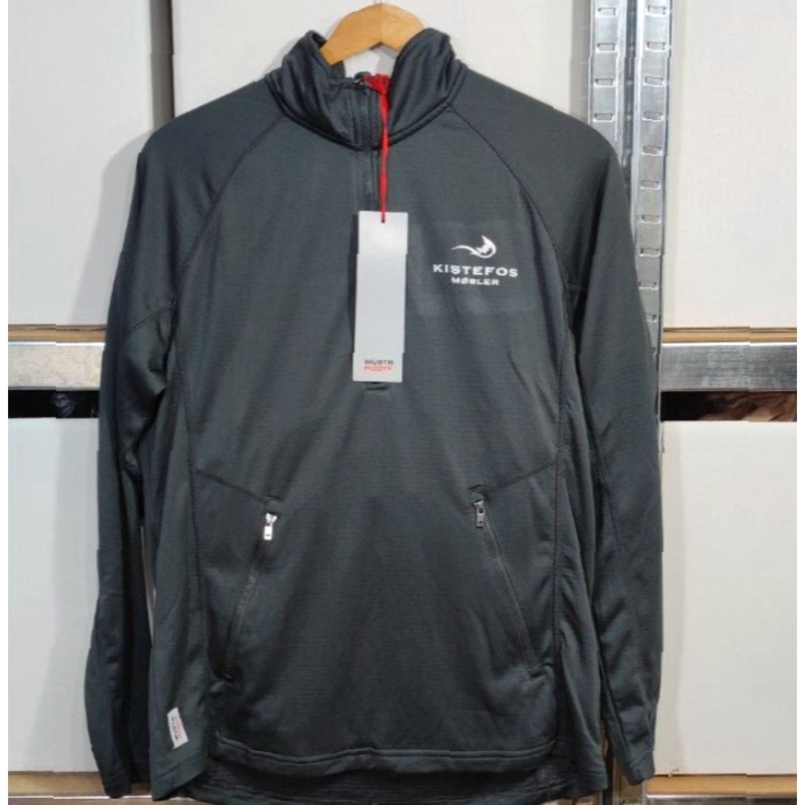 Vintage Würth MODYF Dark Gray Work Jacket Top Pullover Size M 1/2 Zip Fleece Workwear Jacket Unisex Adults M Gray 1/2 Zip Moisture Wicking Pockets Easy Care Size M / US 6-8 / IT 42-44 - 2 Thumbnail
