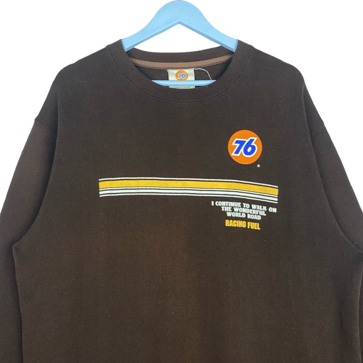 Designer × Vintage 76 Lubricants Sweatshirt Crewneck Pull Over Jumper Size US L / EU 52-54 / 3 - 2 Thumbnail