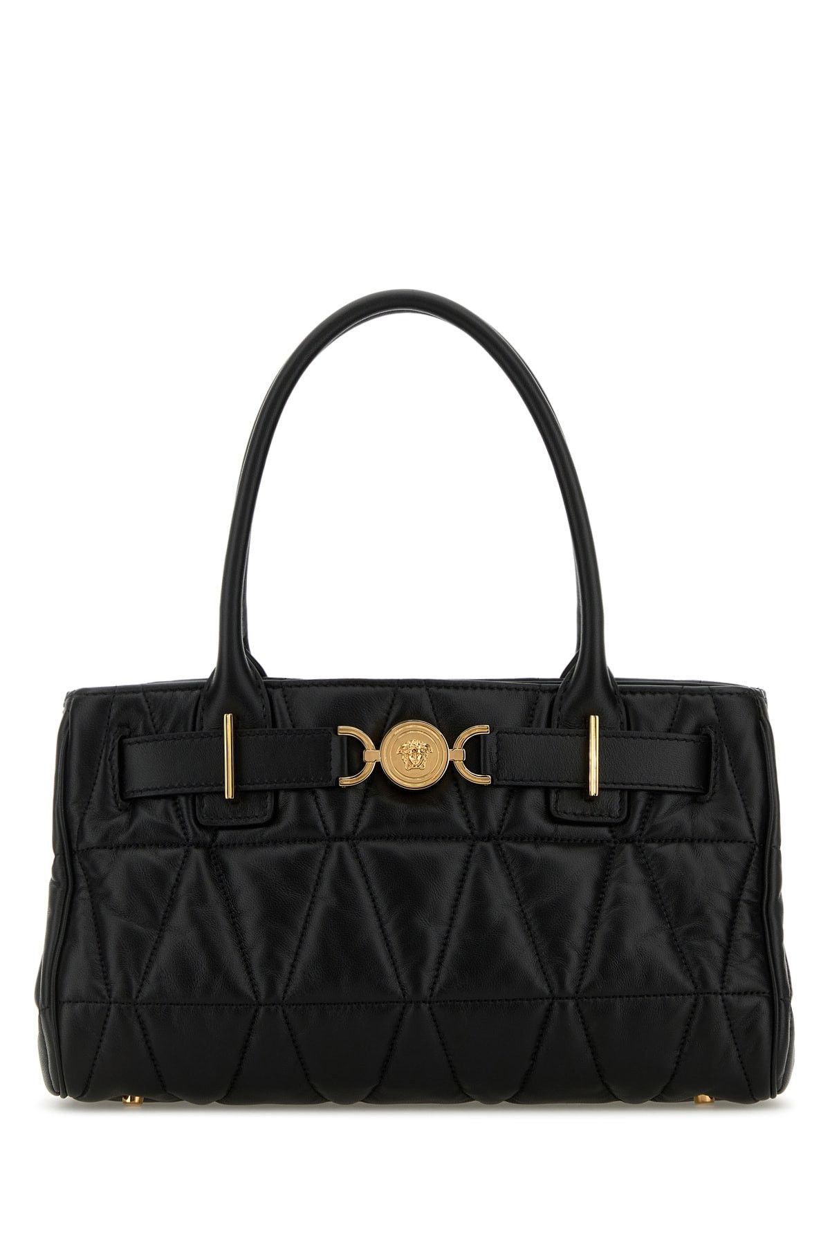 Versace Black Leather Medusa 95 Shopping Bag Size ONE SIZE - 1 Thumbnail