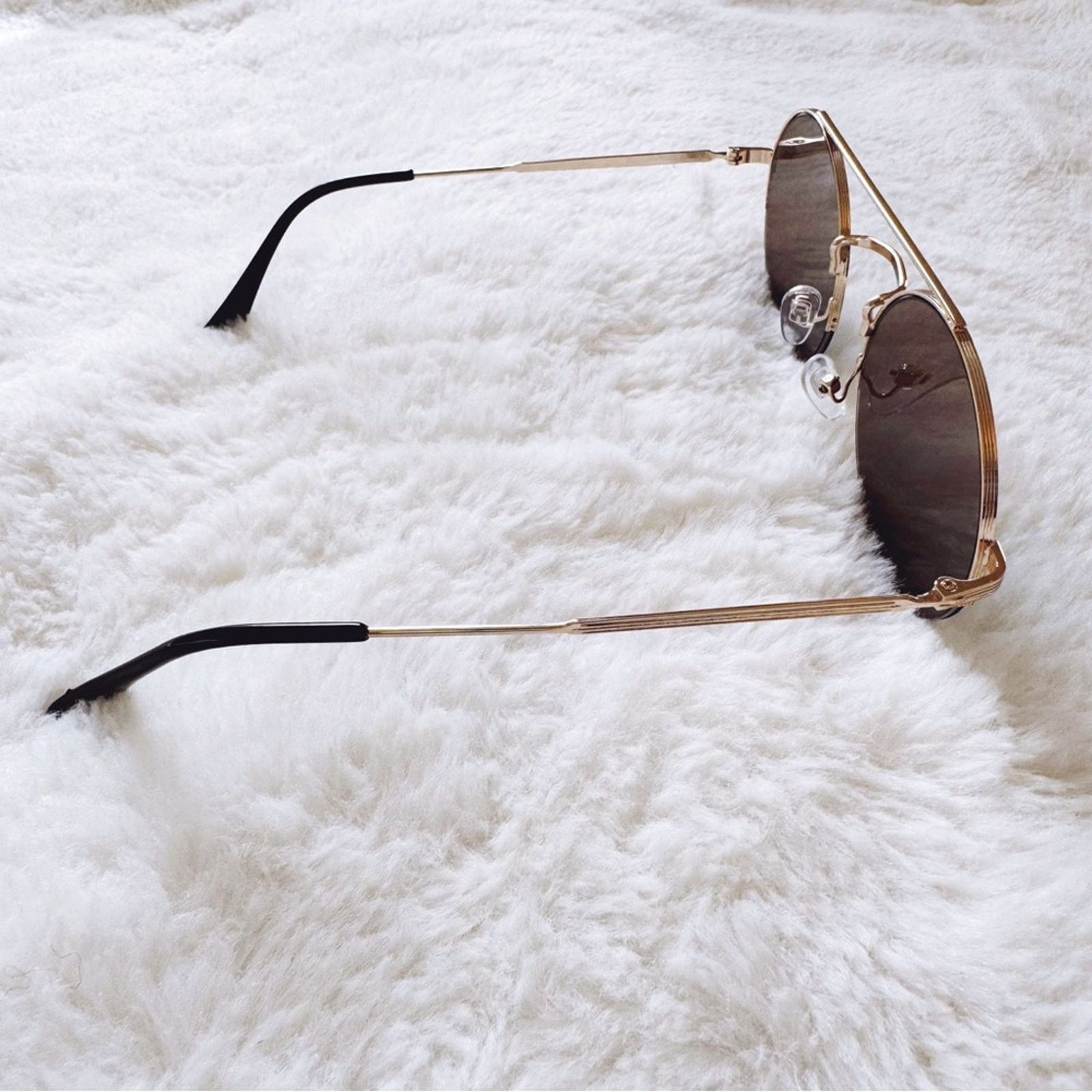 Other Carly Mirrored Blue Chic Round Sunglasses Size ONE SIZE - 8 Thumbnail