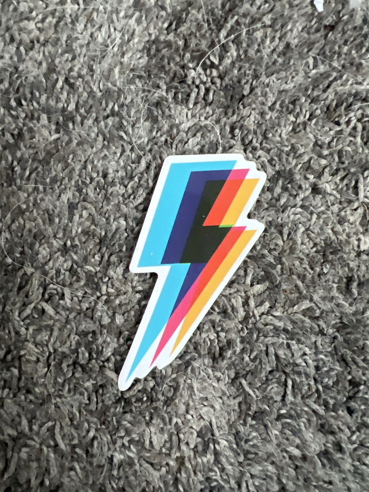Hypebeast Overlapping Lightning Bolt Sticker Size ONE SIZE - 1 Thumbnail