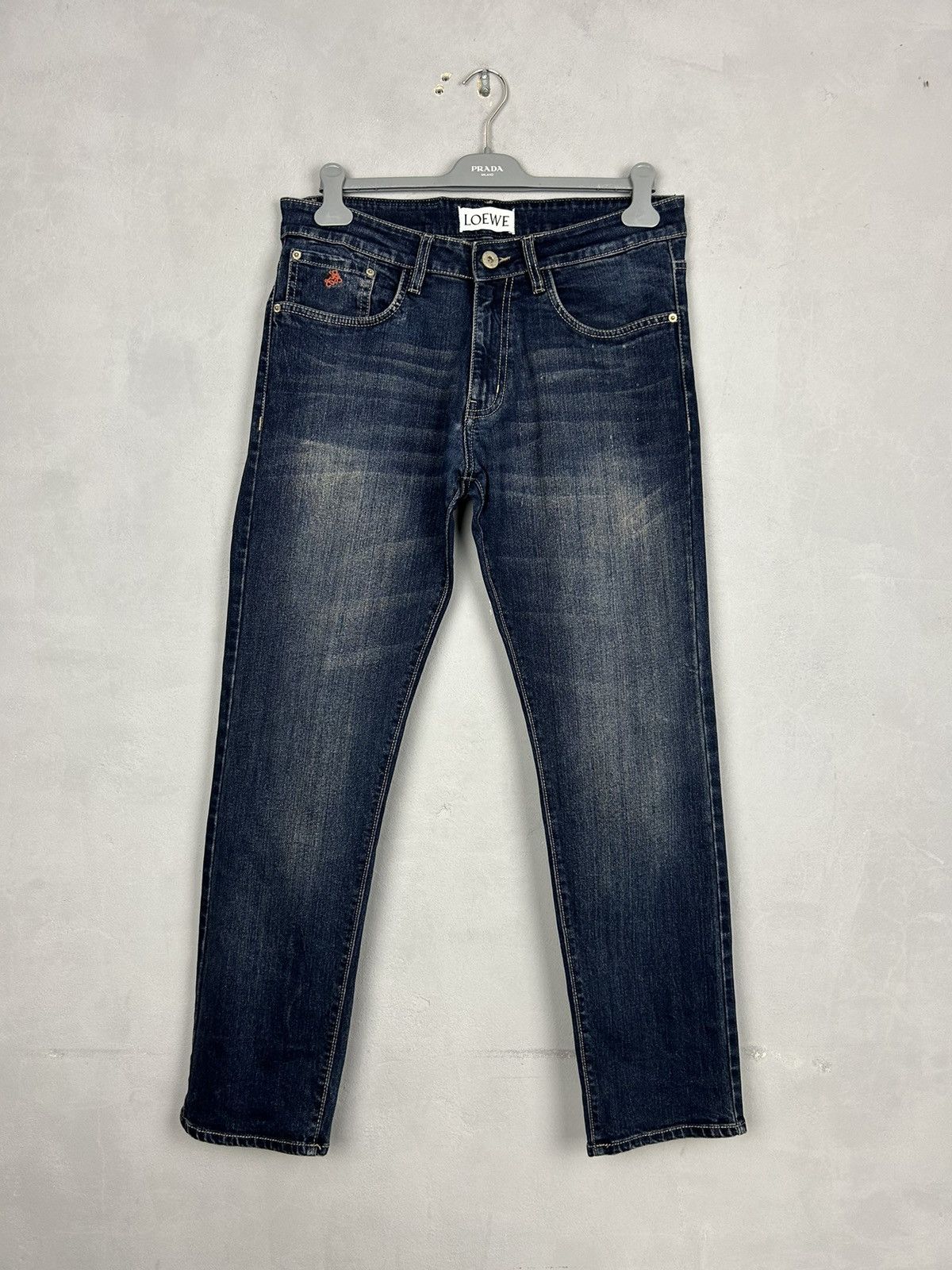 Loewe LOEWE Anagram Denim Jeans Made in Italy W34 Luxury Designer Size US 34 / EU 50 - 9 Thumbnail
