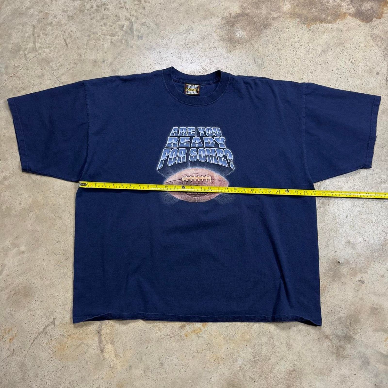 NFL × Vintage Super Sick Boxy Vintage Monday Night Football ABC T-shirt Size US XXL / EU 58 / 5 - 4 Thumbnail