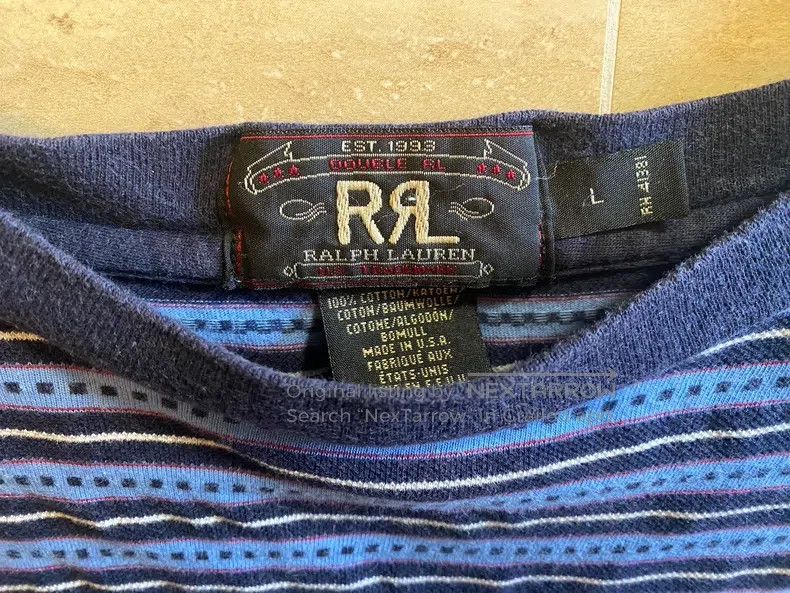 RRL Ralph Lauren RRL Ralph Lauren Samsung-branded American-made Depp stripe Size US M / EU 48-50 / 2 - 2 Thumbnail