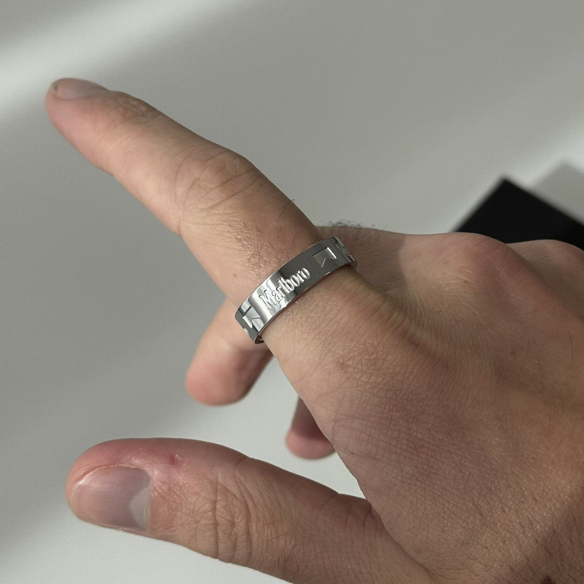 Marlboro Marlboro ring silver Size ONE SIZE - 3 Thumbnail