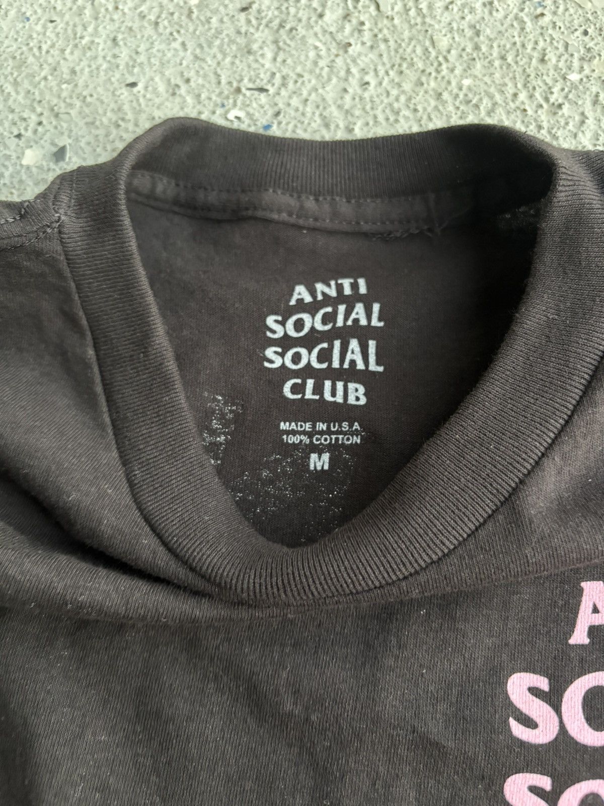 Anti Social Social Club Anti Social Social Club Pink Logo Tee - Brand New Size US M / EU 48-50 / 2 - 3 Thumbnail