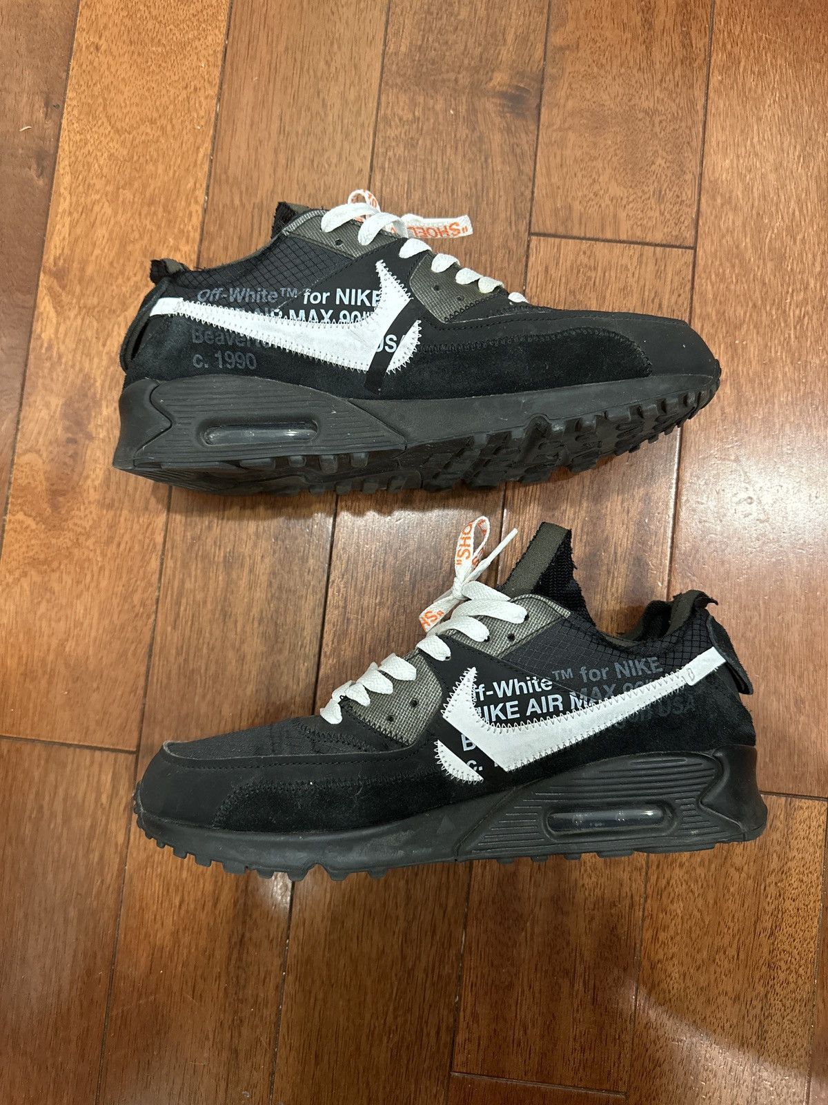 Air max 9 shops black off white