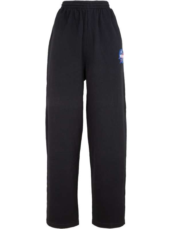 image of Balenciaga O1Mt1Gz0524 Space Sweatpants & Joggers In Black, Men's (Size 36)