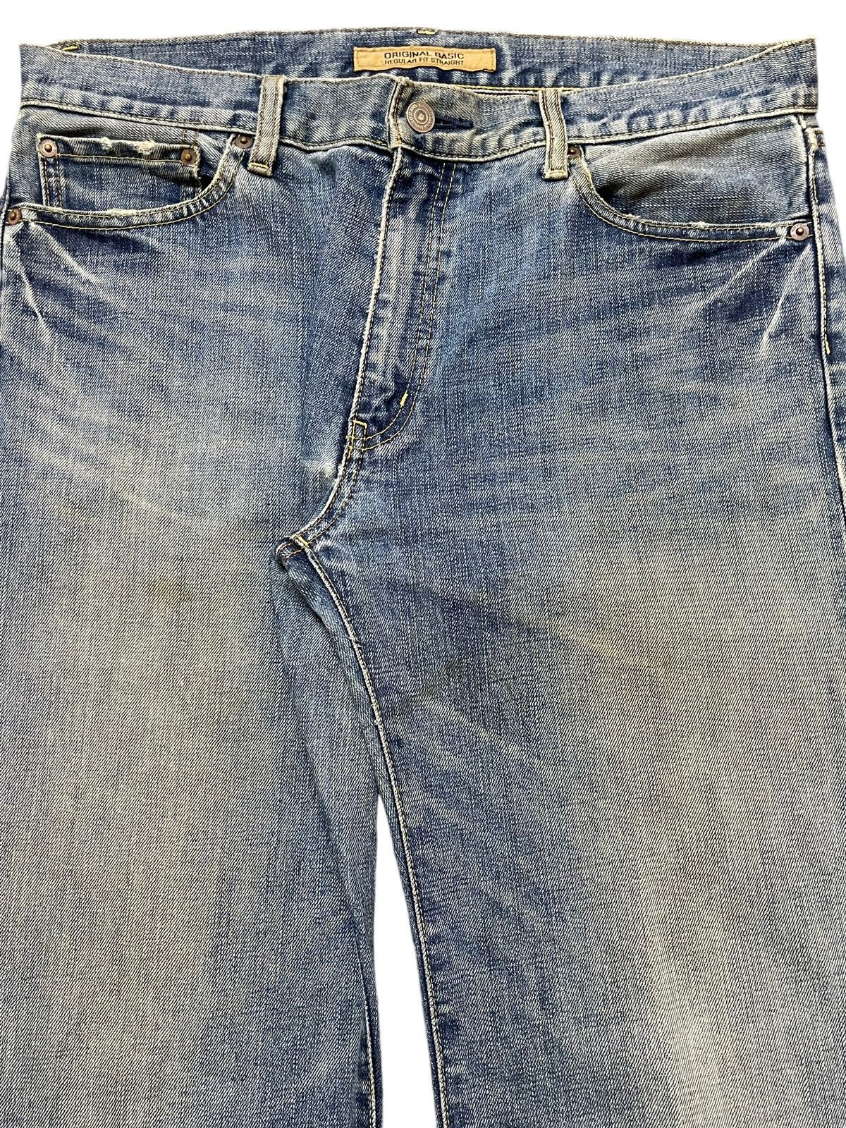 Uniqlo Vintage Japanese Uniqlo Blue Faded Wash Style Loose Jeans Size US 34 / EU 50 - 4 Thumbnail