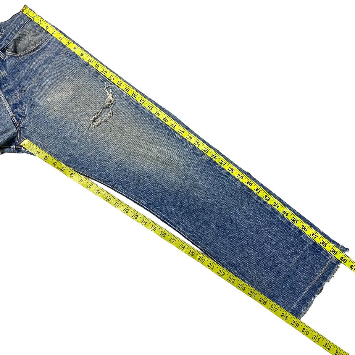 Levi's Vintage 70s Levis 501 Redline Jeans Button 6 Distressed Size US 32 / EU 48 - 18 Thumbnail