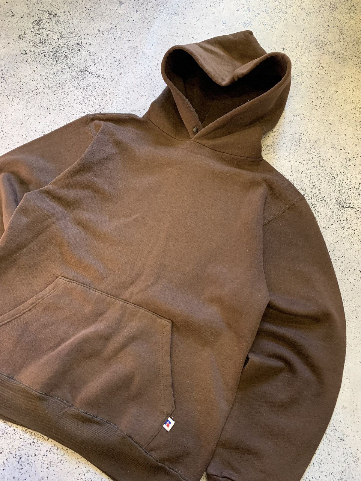 Russell Athletic Vintage 90s Mocha Russell Athletic Brown Hoodie Travis USA Size US S / EU 44-46 / 1 - 2 Thumbnail