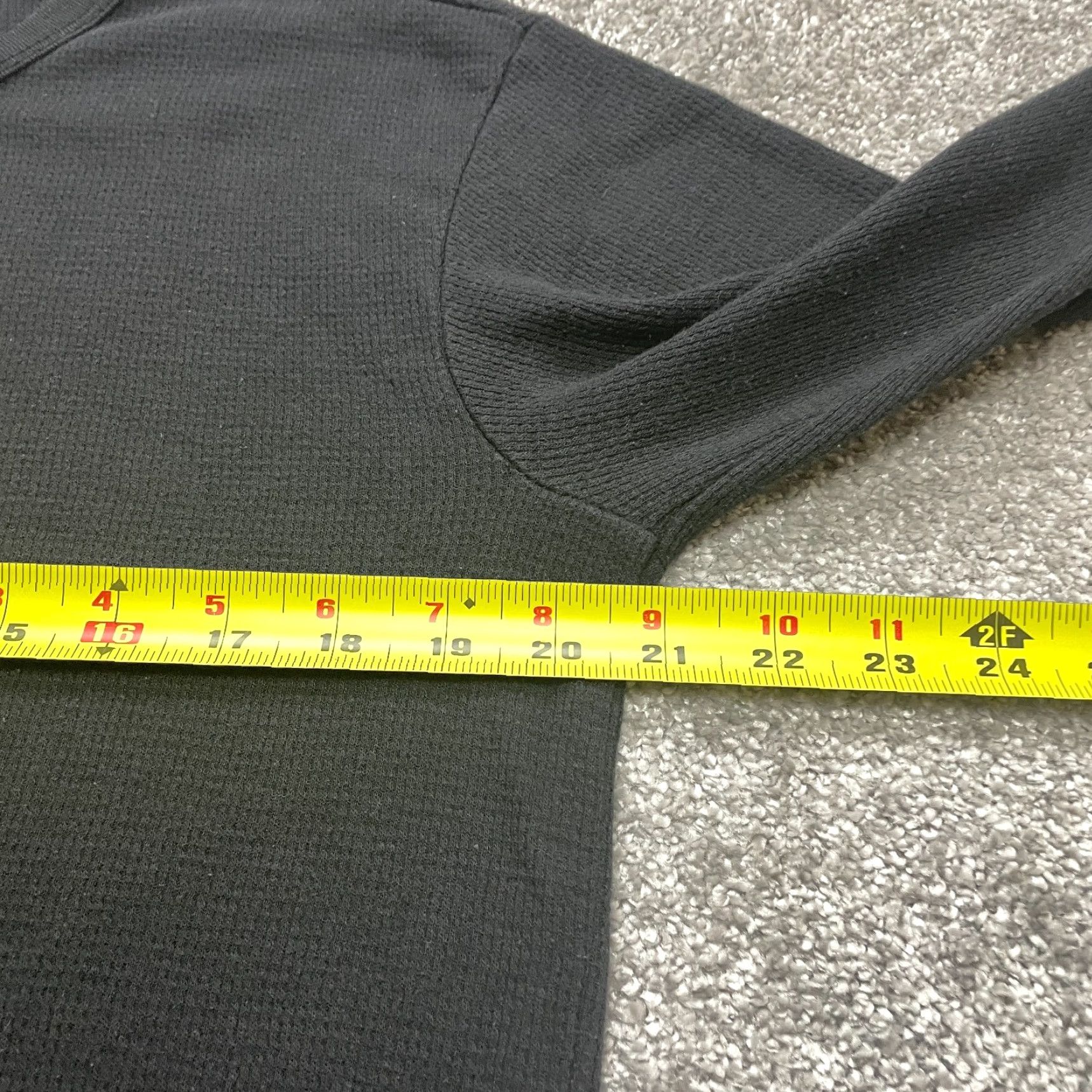 Vintage US Polo Assn. Shirt Adult Medium Black Thermal Long Sleeve Crew Tee Size US M / EU 48-50 / 2 - 6 Thumbnail