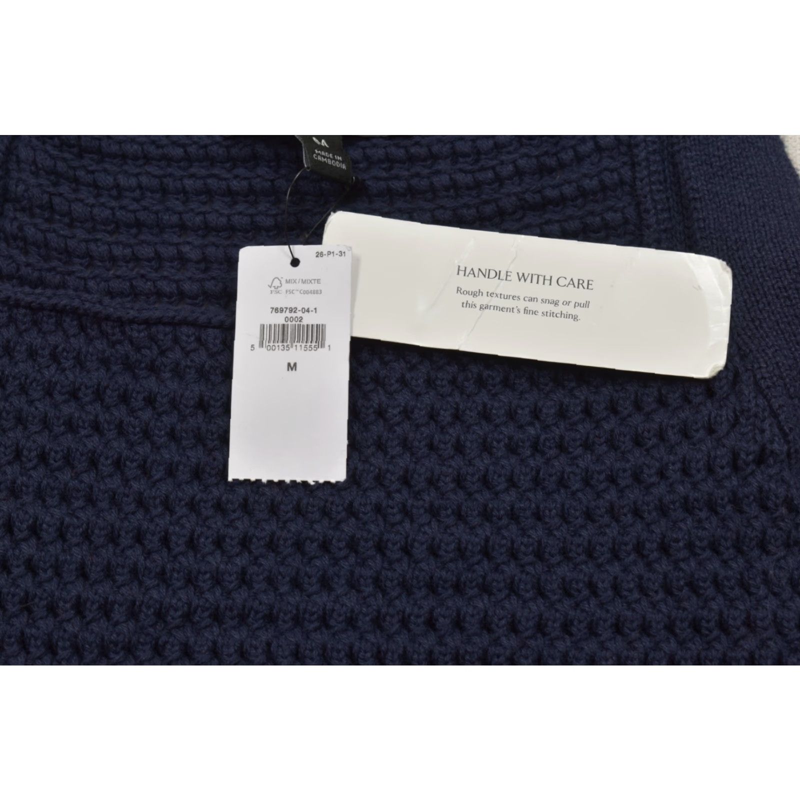 Banana Republic VINTAGE? No. Banana Republic Tank Top Navy Blue Cotton Knit Sleeveless Round Neck Regular Fit Women M NWT Size M / US 6-8 / IT 42-44 - 7 Thumbnail