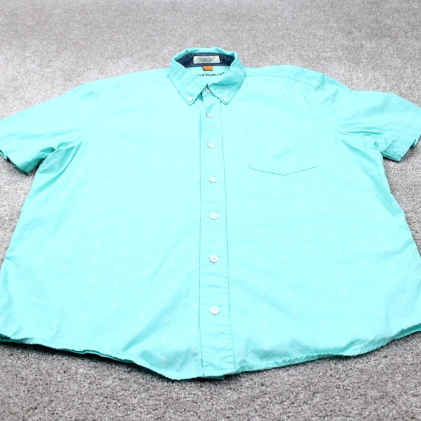 Vintage Tailor Vintage Blue Seahorse Print Cotton Shirt Mens Large Size US L / EU 52-54 / 3 - 2 Thumbnail