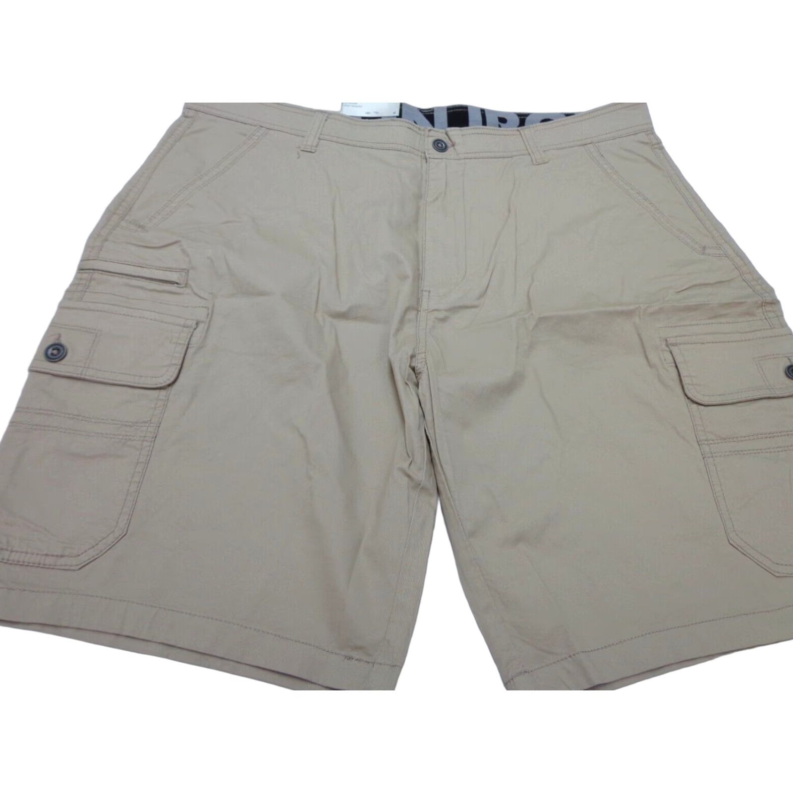 CO VINTAGE Iron Co Cargo Shorts Regular Fit Cotton Blend Stretch Beige Size 40 Mens Shorts Size US 40 / EU 56 - 1 Thumbnail