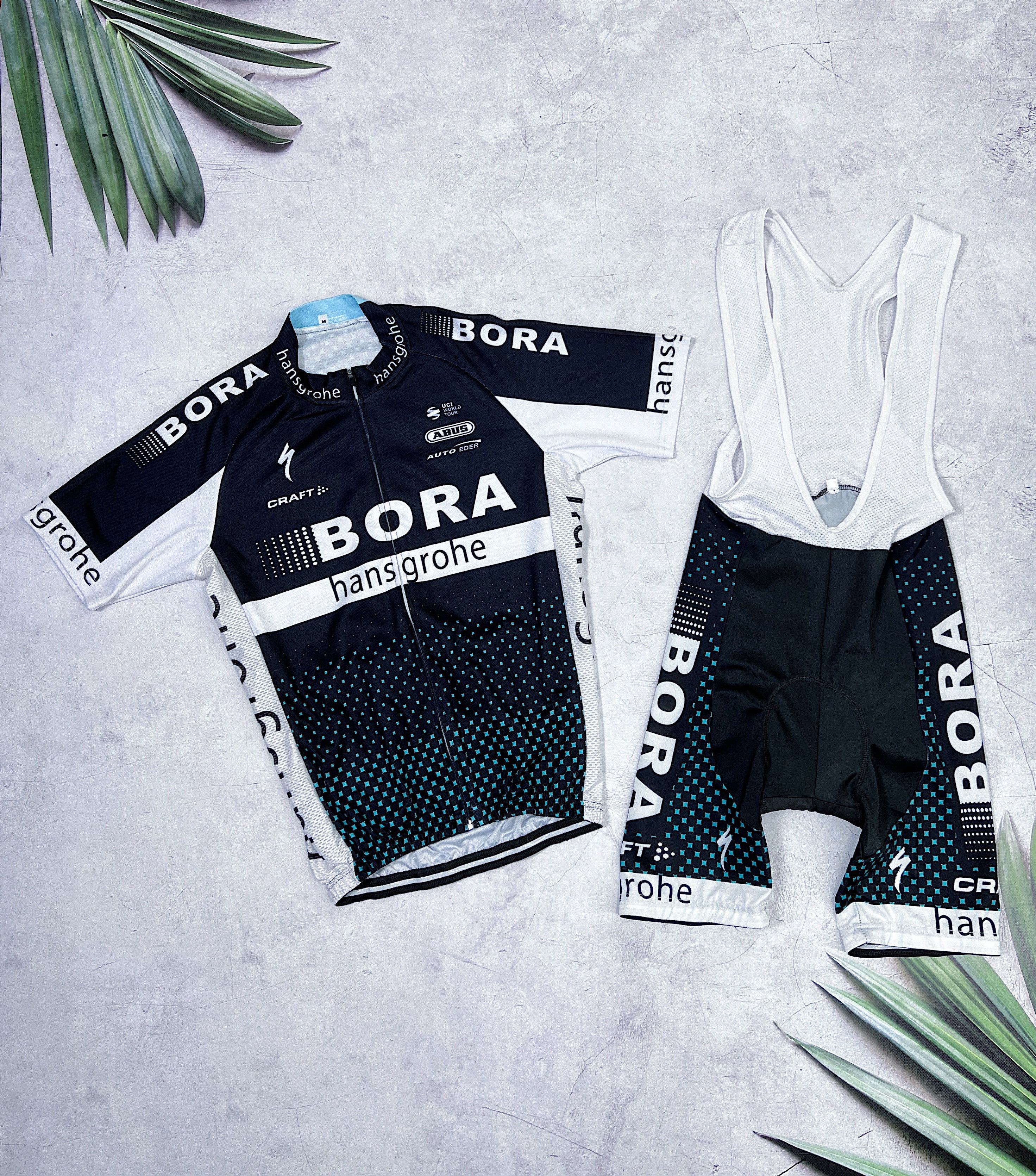 Sports Specialties Craft Bora Hansgrohe UCI Cycling Suit Jersey & Bib Shorts Size US M / EU 48-50 / 2 - 1 Thumbnail