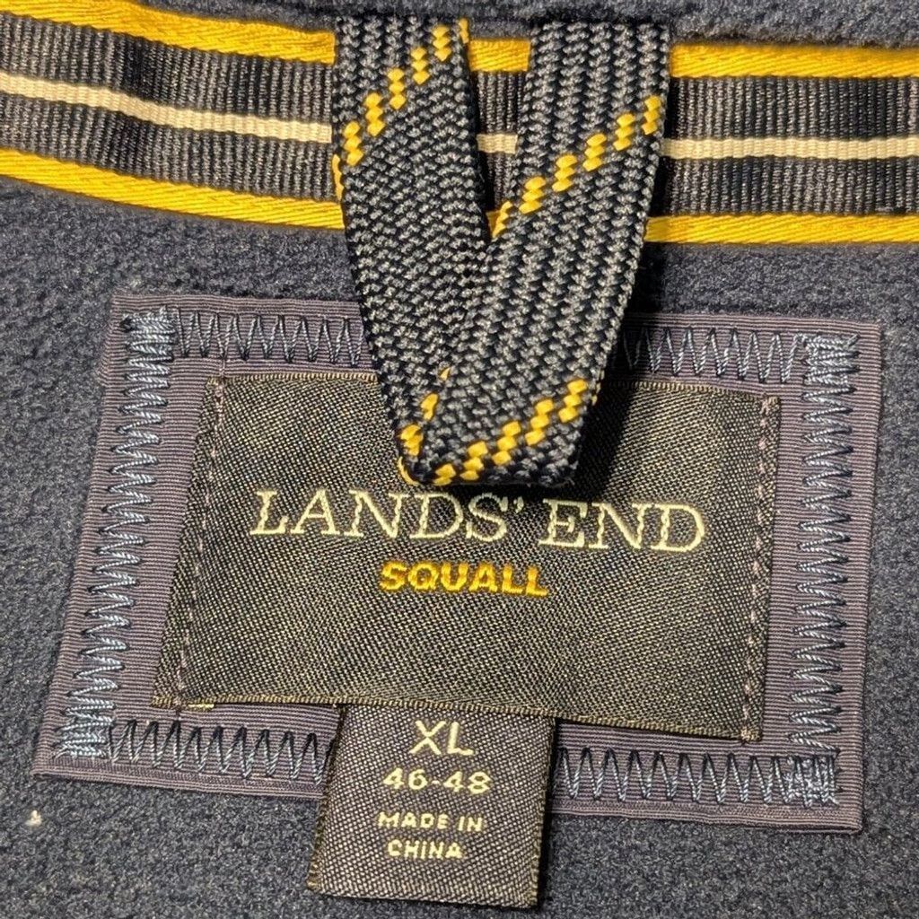 Lands' End Men's Lands' End Jacket XL Navy Size US XL / EU 56 / 4 - 7 Thumbnail