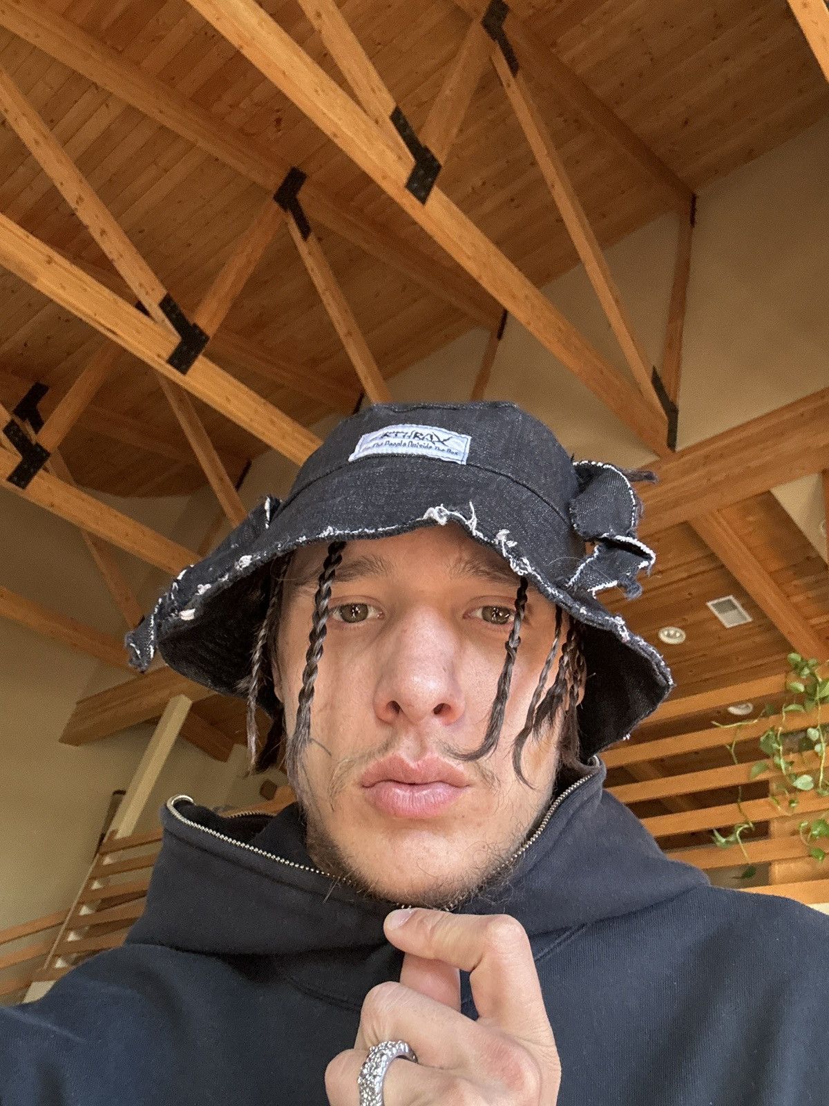 Other AbThrax denim bucket hat Size ONE SIZE - 2 Thumbnail