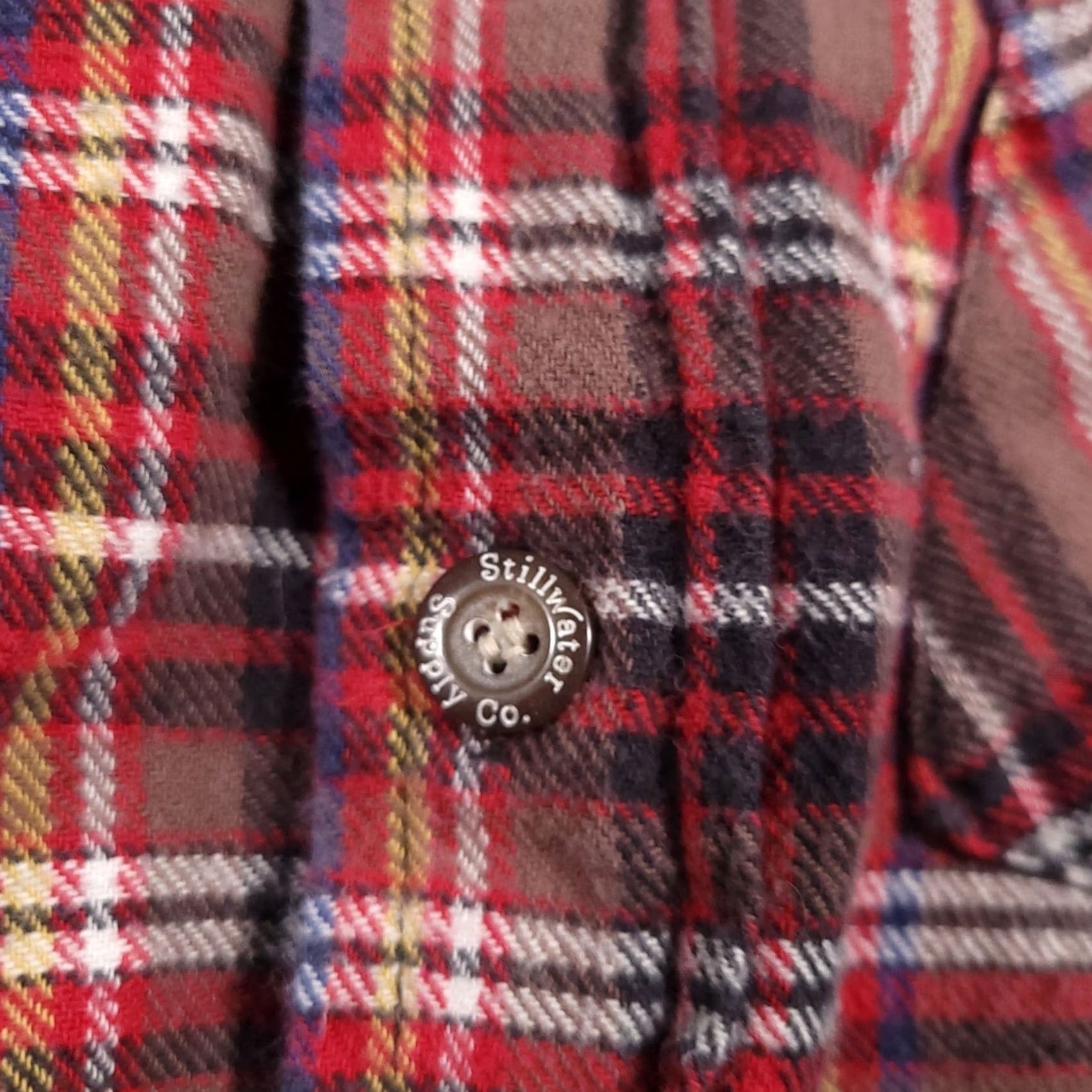 Vintage VINTAGE Stillwater Supply Co. Flannel Shirt Mens M Red Plaid Outdoor Pockets Shirt Mens Regular Red Plaid Outdoor Pockets Size US M / EU 48-50 / 2 - 6 Thumbnail