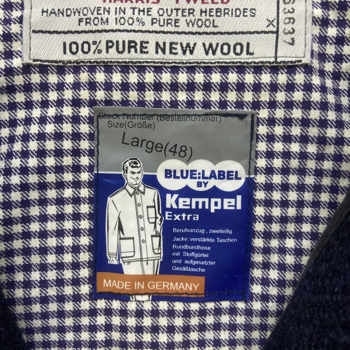 Harris Tweed Vintage Harris Tweed Blue Label Kempel Field Wool Jacket Size US S / EU 44-46 / 1 - 10 Thumbnail