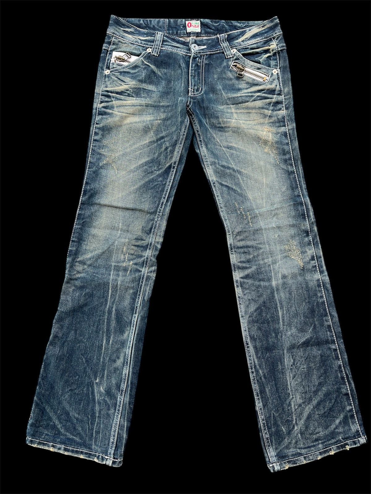 Hysteric Glamour × Japanese Brand × Vintage Crazy Mudwash Hysteric Inspired Denim Size US 33 - 1 Thumbnail
