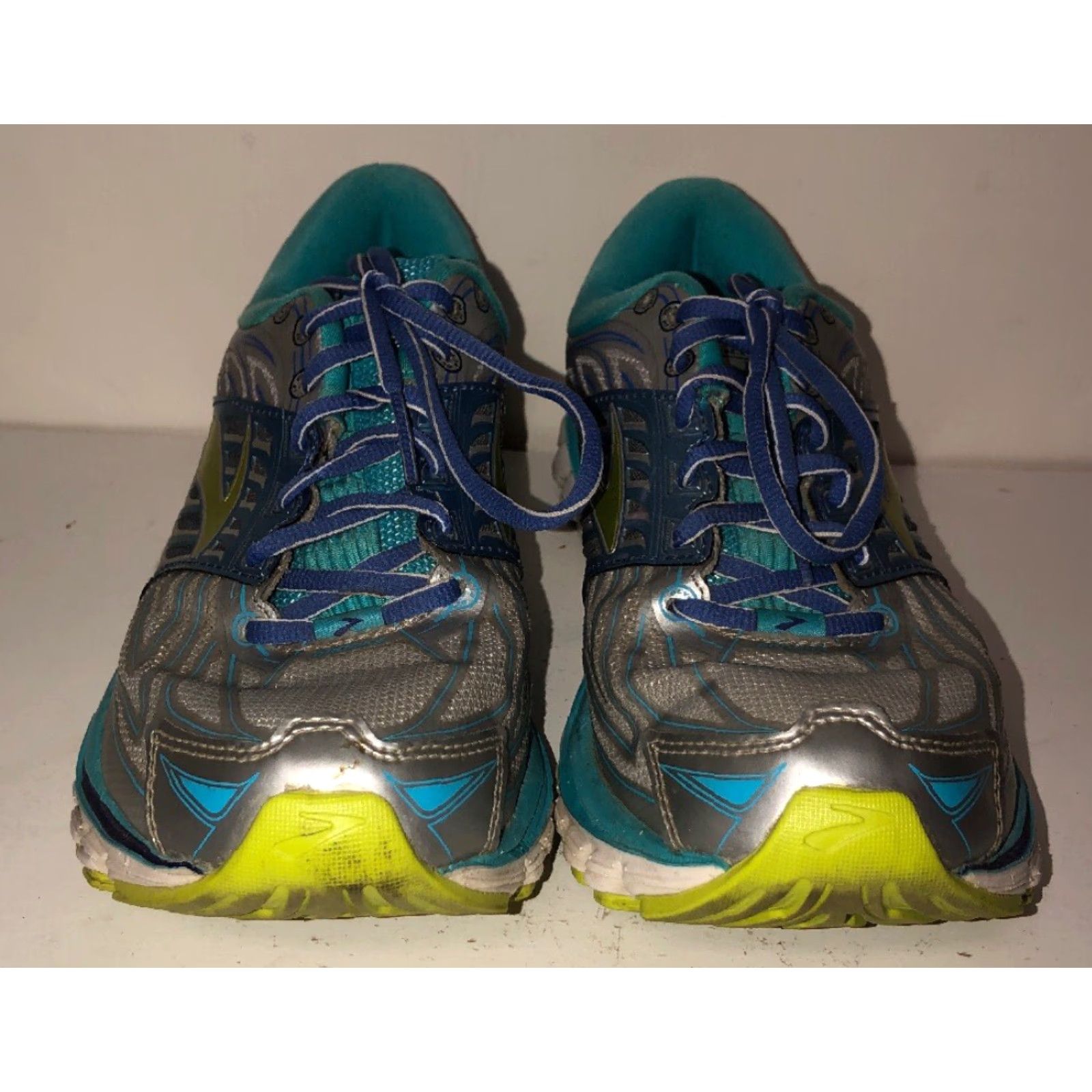 Brooks Brooks Glycerin 14 Women Running Shoes Silver Blue SIZE 10.5 Womens Running Shoes Size ONE SIZE - 3 Thumbnail