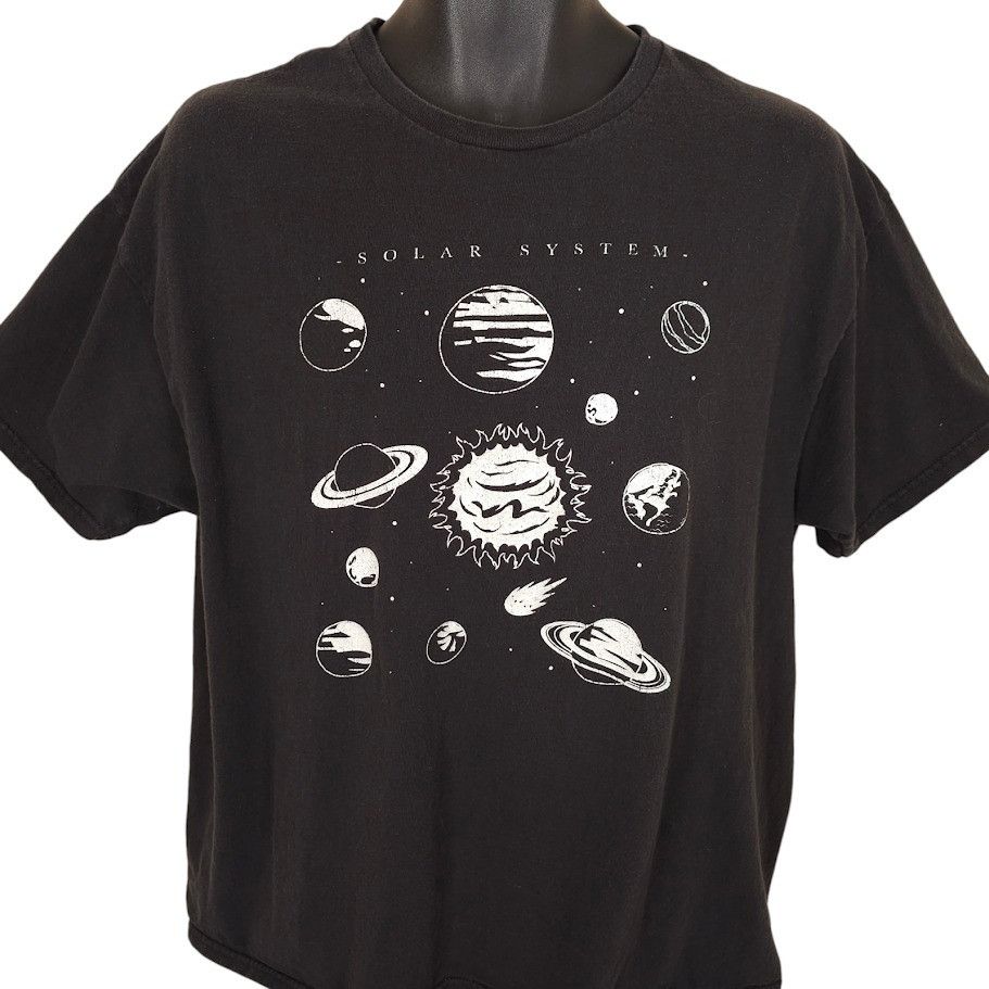 Other Solar System T Shirt Mens Size XL Black Outer Space Planets Size US XL / EU 56 / 4 - 1 Thumbnail