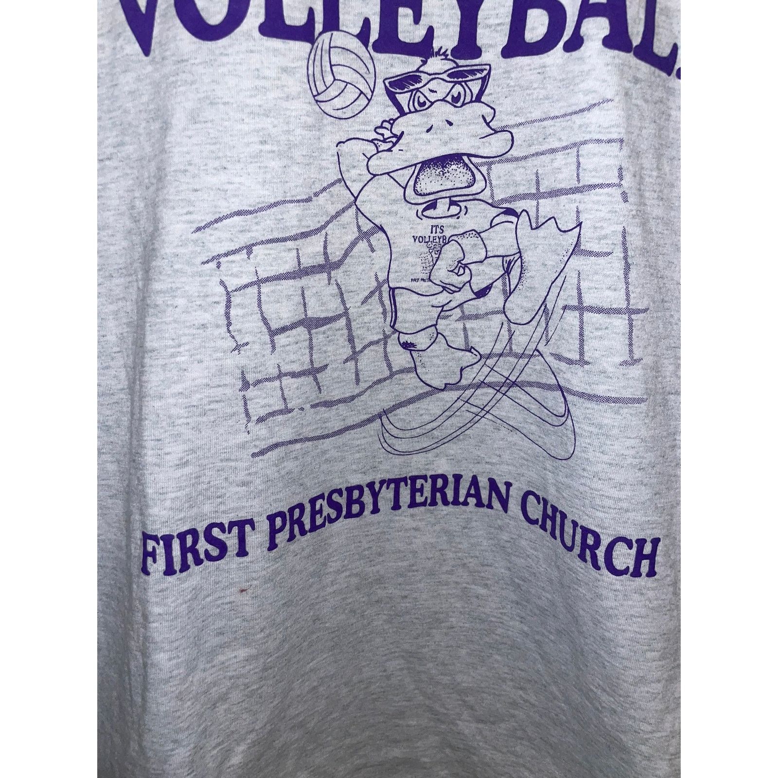 Vintage Vintage Volleyball Shirt ITS Church Duck Tee VTG 90s Medium Size US M / EU 48-50 / 2 - 4 Thumbnail