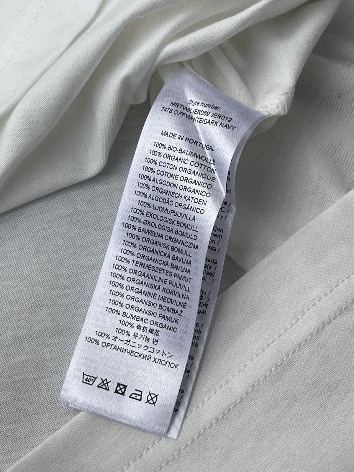 Sunnei !DS! SS23 Sunnei Logo Embroidered Classic White T-Shirt Size US S / EU 44-46 / 1 - 18 Thumbnail