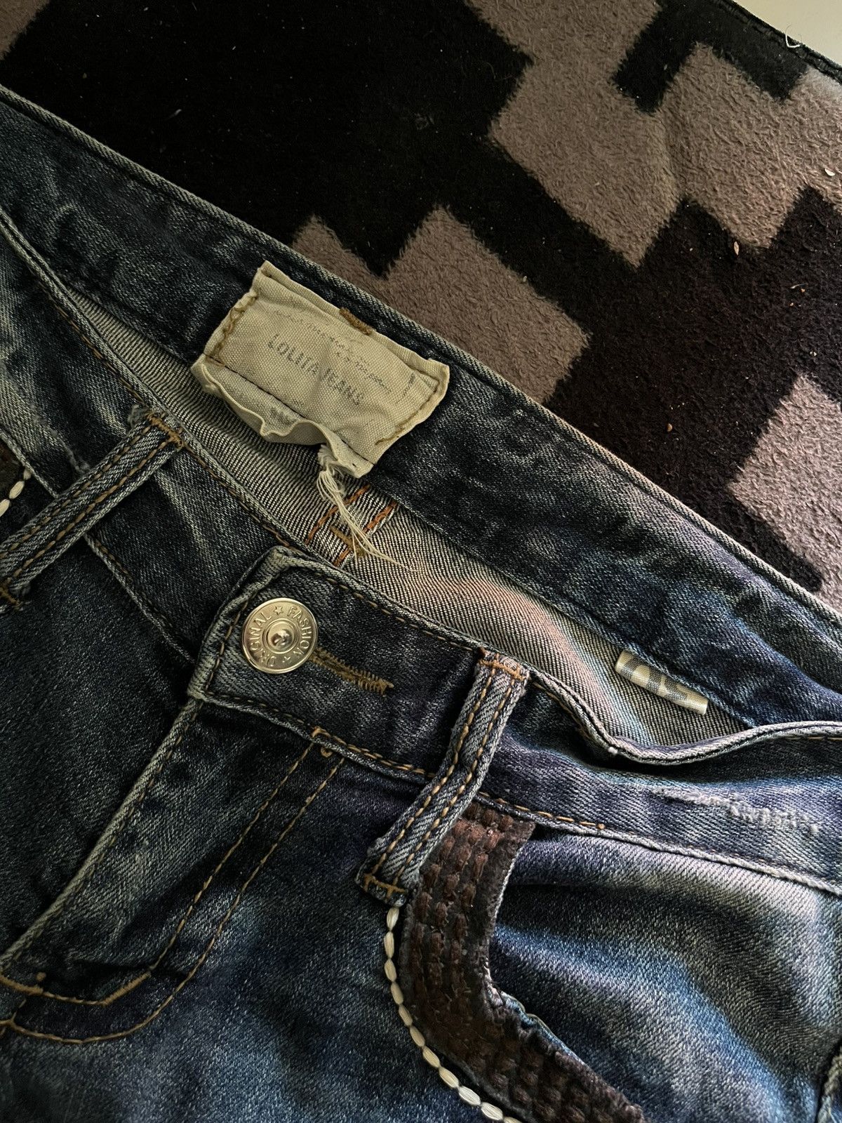 Hysteric Glamour Lolita yoshitomo nara flare jeans Size US 30 / EU 46 - 6 Thumbnail